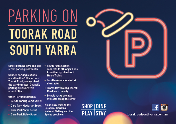 Parking in Toorak Road South Yarra